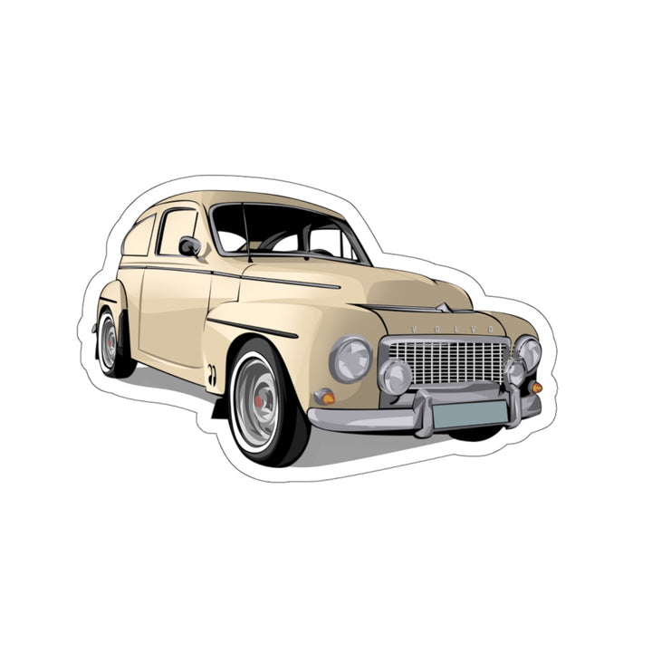 Volvo PV 544 Cream Sticker